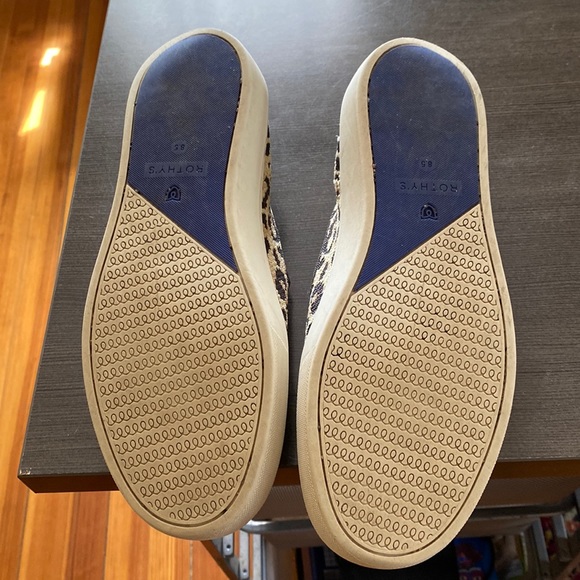 Rothy’s Camo Cat leopard print original slip on sneaker size 8.5 - Picture 4 of 8